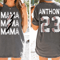 Custom Baseball Mom Comfort Colors Shirt 1