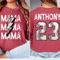 Custom Baseball Mom Comfort Colors Shirt 3