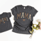 Mama And Mini Matching Gold Leopard Shirts Set 4