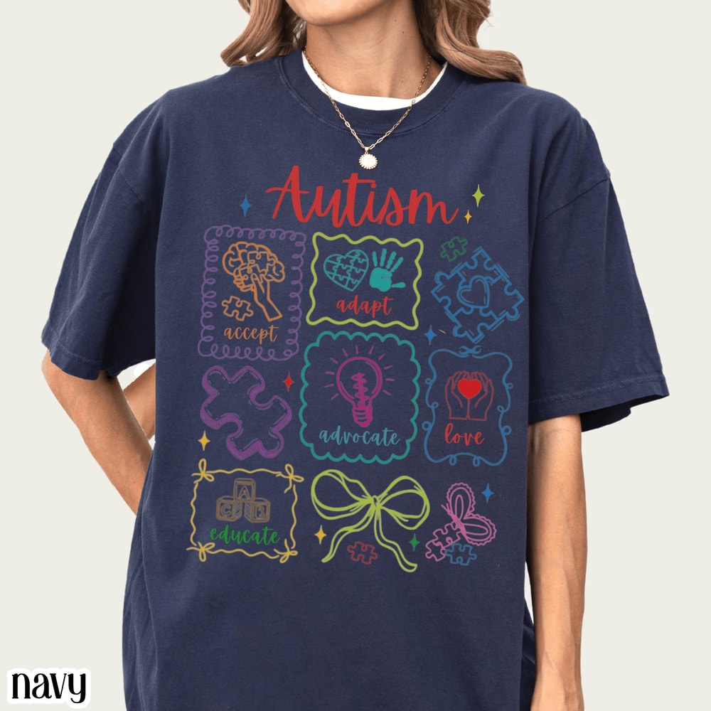 Autism Awareness Comfort Colors Shirt 1