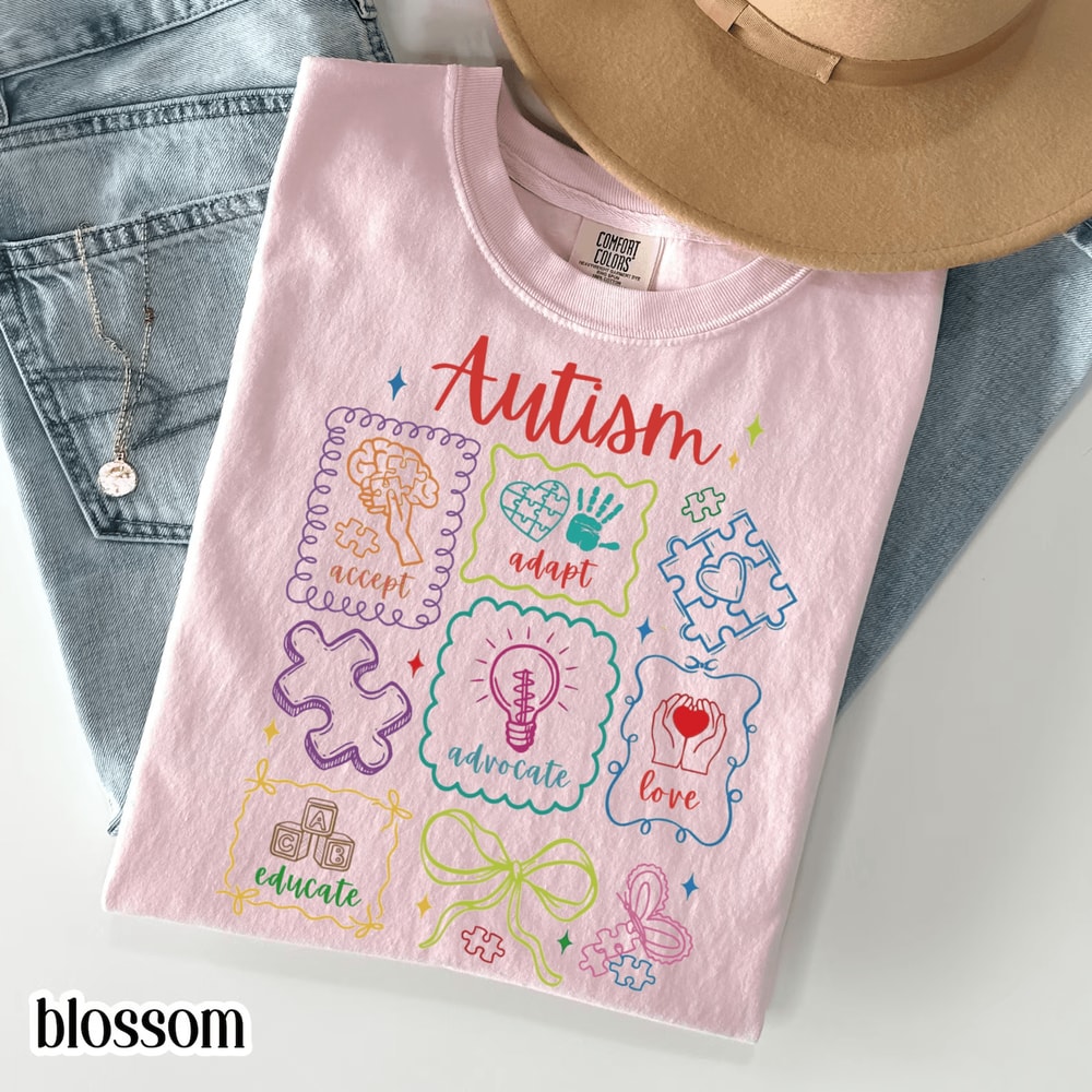Autism Awareness Comfort Colors Shirt 4