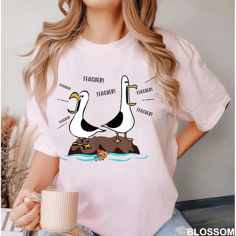Custom Nemo Teacher Shirt Personalized Teacher Gift 3