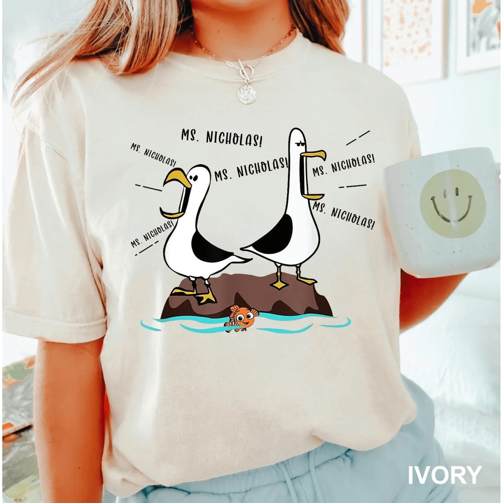 Custom Nemo Teacher Shirt Personalized Teacher Gift 4