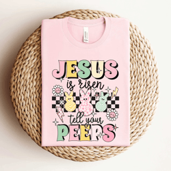 jesus is risen kids easter christian t shirt