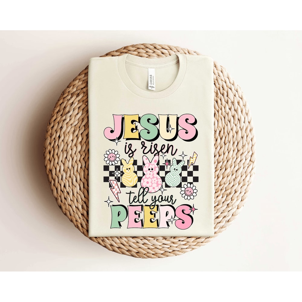 Jesus Is Risen Kids Easter Christian T Shirt 2