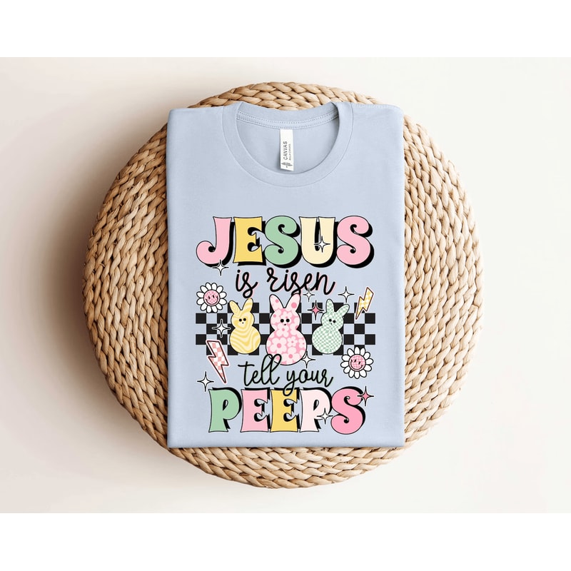 Jesus Is Risen Kids Easter Christian T Shirt 3