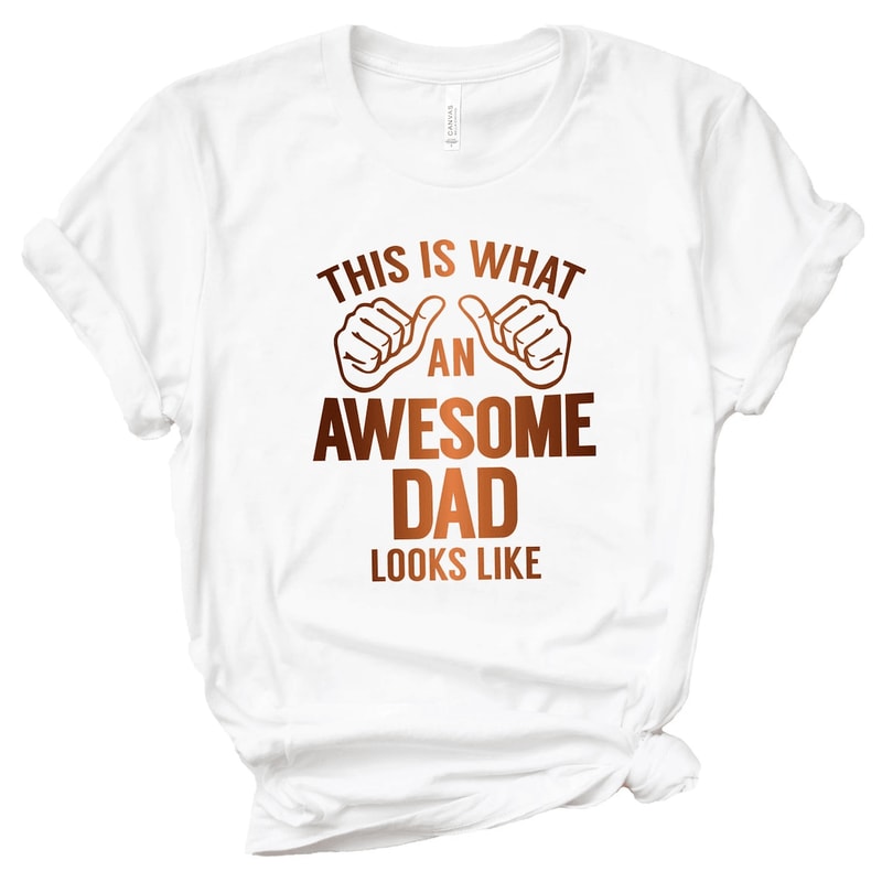 Awesome Dad Shirt Funny Fathers Day Shirt Perfect Gift For FirstTime Dads 2