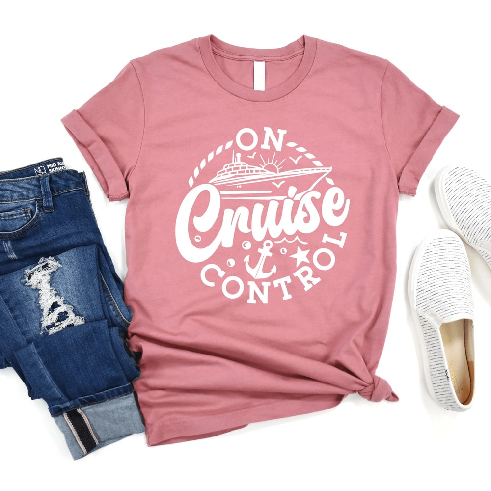 On Cruise Control Cruise Vacation Tee Family Shirt 0