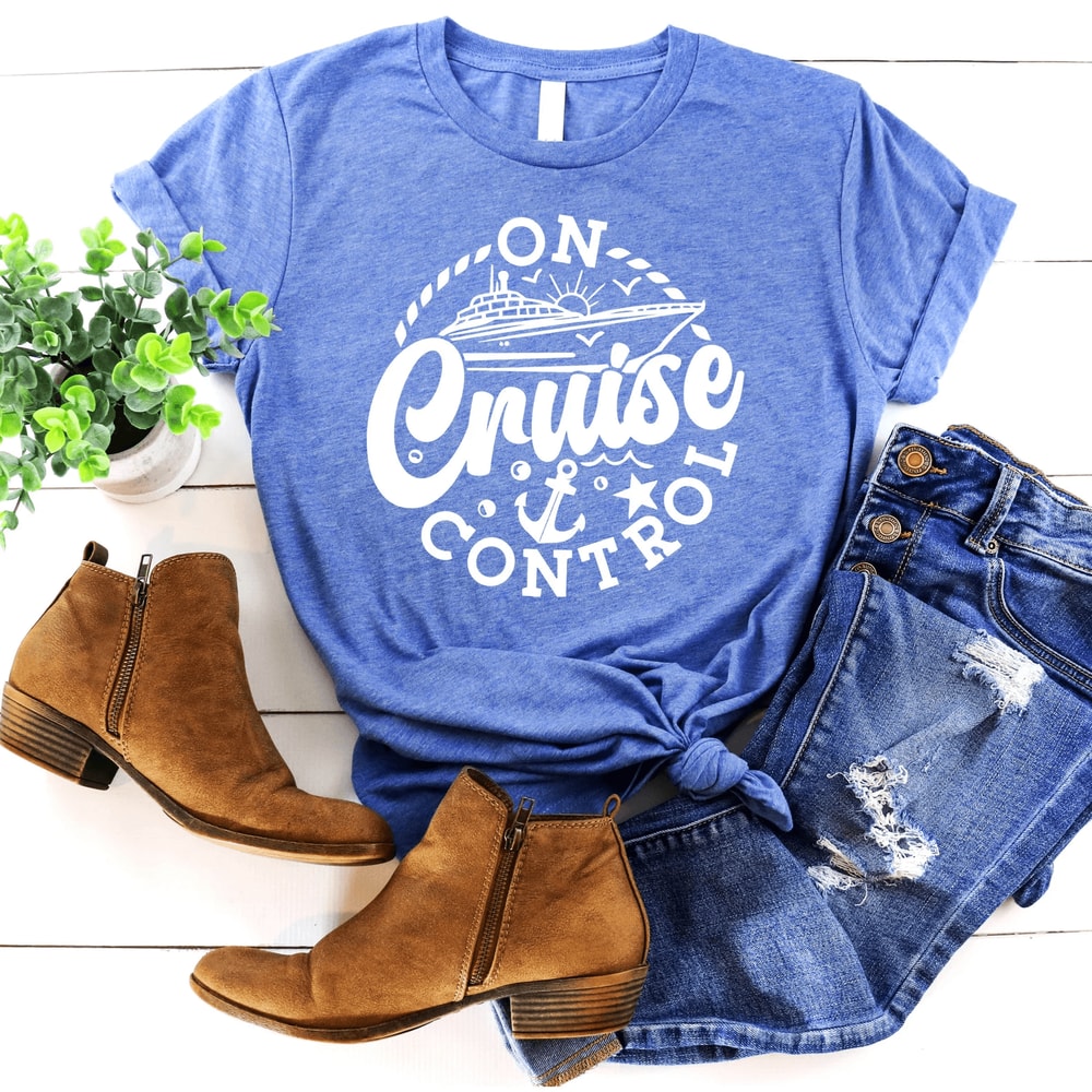 On Cruise Control Cruise Vacation Tee Family Shirt 1