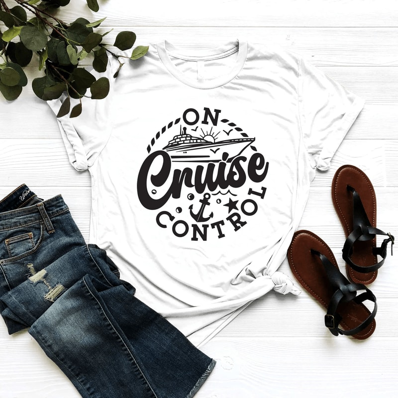 On Cruise Control Cruise Vacation Tee Family Shirt 2