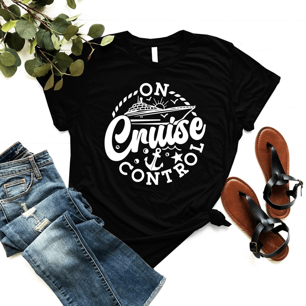 On Cruise Control Cruise Vacation Tee Family Shirt 3