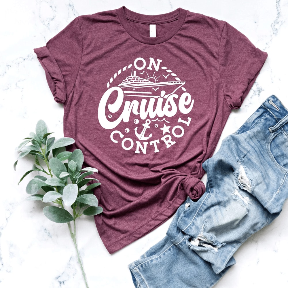 On Cruise Control Cruise Vacation Tee Family Shirt 4