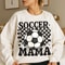 Soccer Mama Shirt Retro Soccer Mom Graphic Tee Gift 1