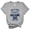 Awesome Dad Shirt Funny Fathers Day Tee