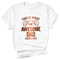 Awesome Dad Shirt Funny Fathers Day Tee