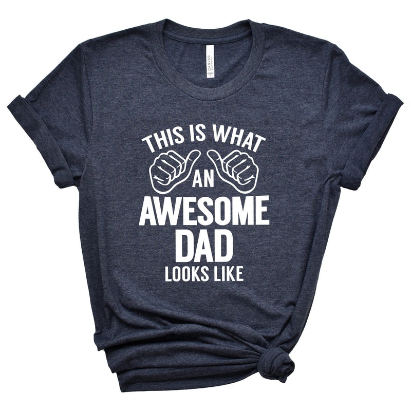 Awesome Dad Shirt Funny Fathers Day Tee