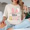 Custom Easter Bunny Name TShirt Personalized Bunny Ears Shirt 0