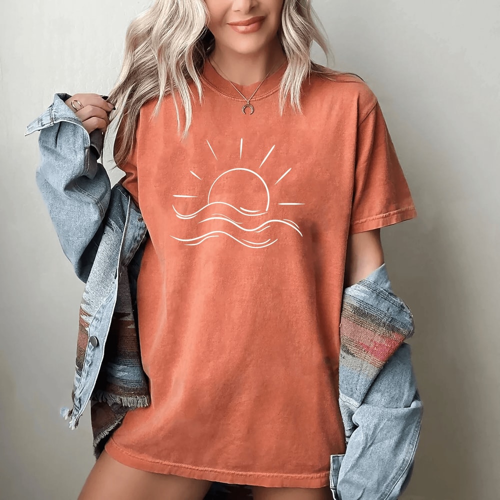 Sunshine T Shirt Comfort Colors Summer Tee 0