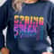 Spring Break Vibes Shirt Colorful Retro Vacation Beach Trip Graphic Tee 1