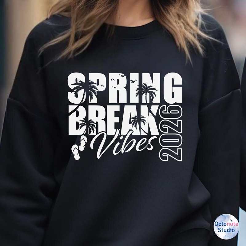 Spring Break Vibes Shirt Colorful Retro Vacation Beach Trip Graphic Tee 3