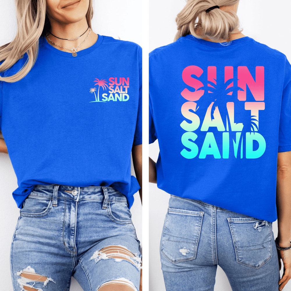 Sun Sand Salt Oversized Beach Shirt Women 2
