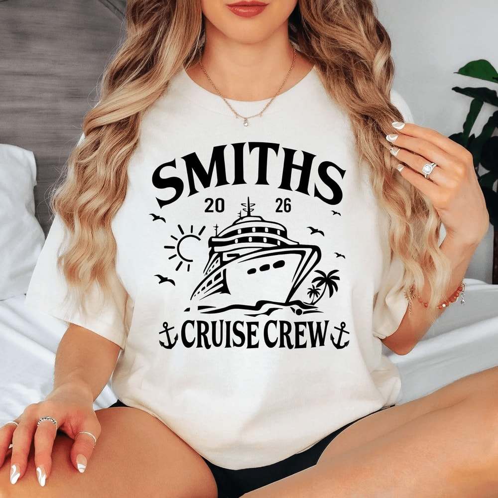 Custom Cruise Crew TShirt Personalized 2026 Tee 3