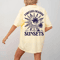 Coconut Girl Sunset Oversized Beach TShirt 2