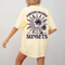 Coconut Girl Sunset Oversized Beach TShirt 2