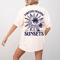Coconut Girl Sunset Oversized Beach TShirt 3