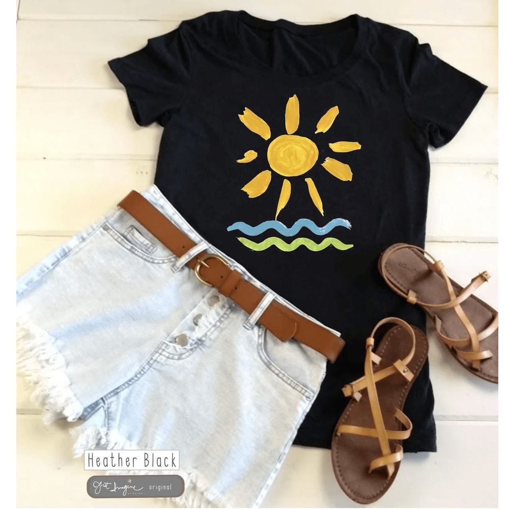 Hello Sunshine Summer Beach Unisex TShirt 2