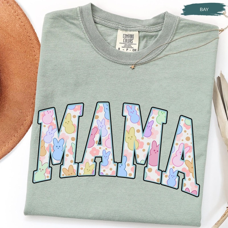 Mama Shirt Floral Spring Mom Life Graphic Tee Cute Gift For Mom 0