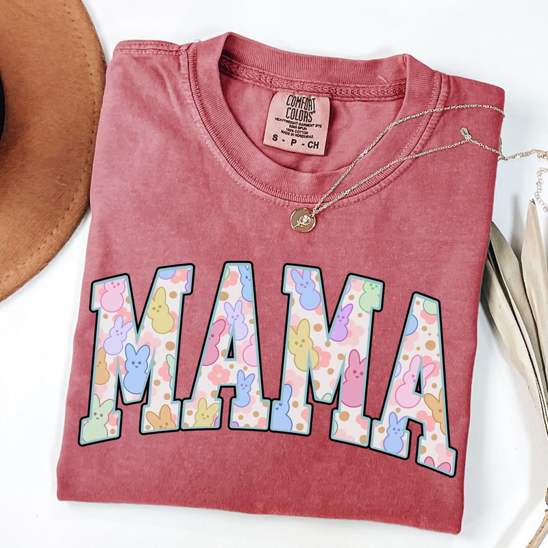 Mama Shirt Floral Spring Mom Life Graphic Tee Cute Gift For Mom 1