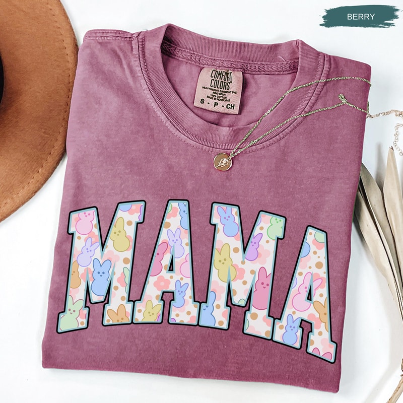 Mama Shirt Floral Spring Mom Life Graphic Tee Cute Gift For Mom 5