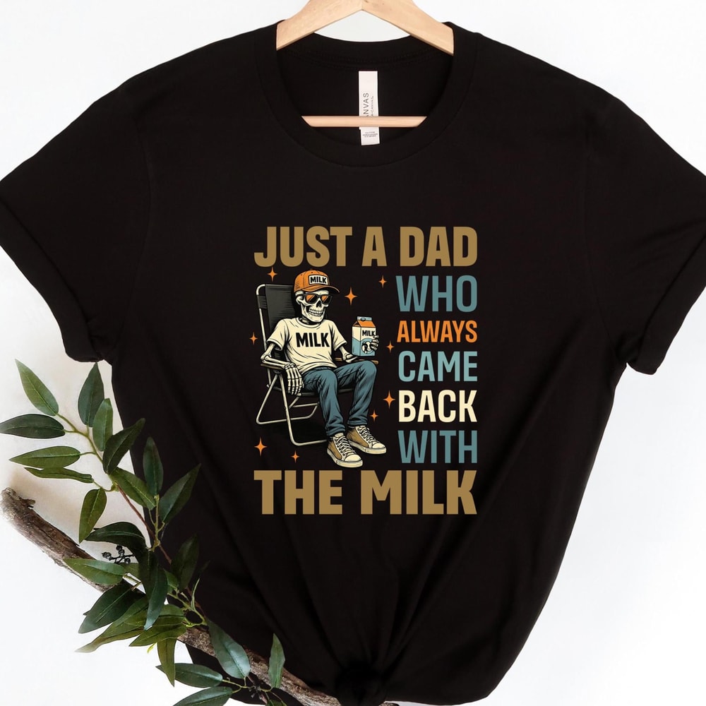 Funny Dad Milk Shirt Retro Tee
