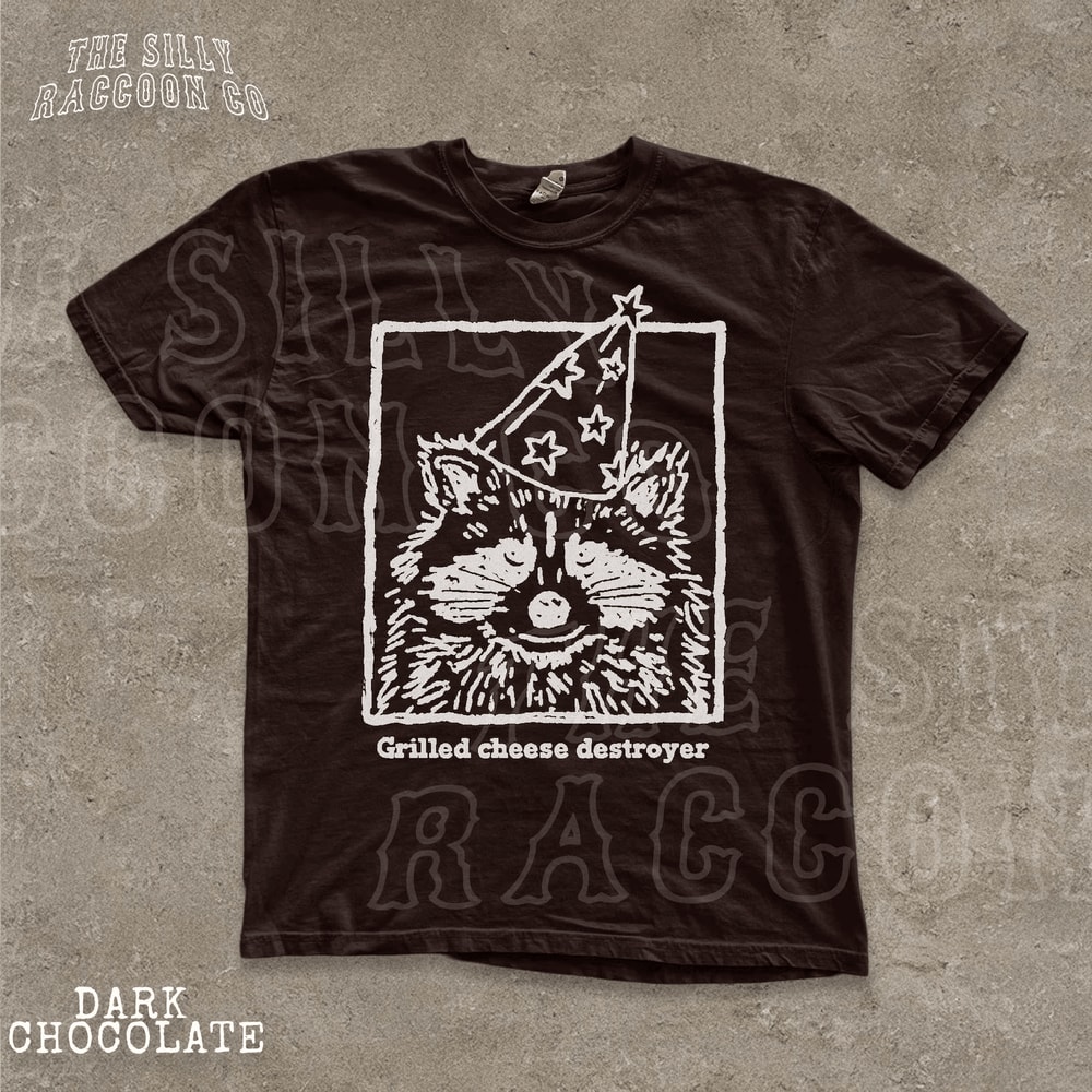 Funny Raccoon Shirt Grilled Cheese Tee 2