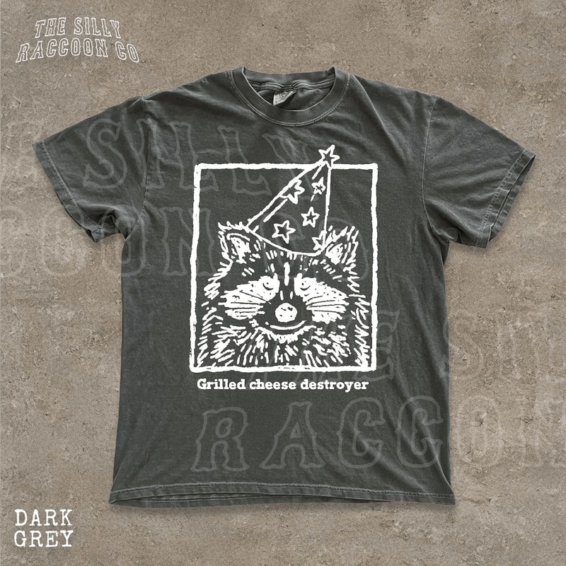 Funny Raccoon Shirt Grilled Cheese Tee 3