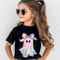 Halloween Girls Ghost Shirt Toddler Tee 3