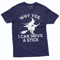 Funny Witch Shirt I Can Drive A Stick Halloween Tee 2