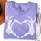 Skeleton Hand Shirt Comfort Colors Halloween Tee 3