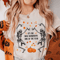 Dancing Skeleton Halloween Shirt Pumpkin Autumn Tee 2