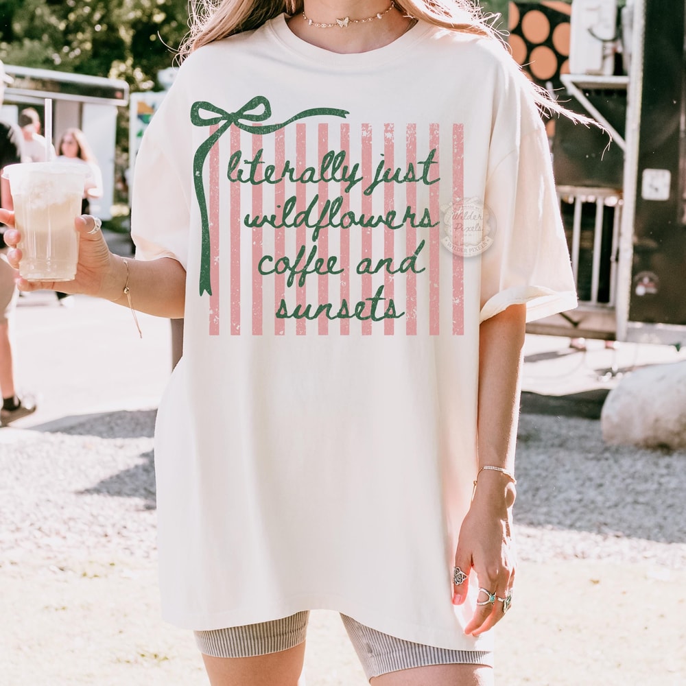 Cowgirl Shirt Beautiful Wildflower Colored Midwest Western Graphic Tee Gift 3