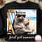 Feral Girl Summer Shirt Funny Raccoon Beach Graphic Tee Summer Vibes Gift 0
