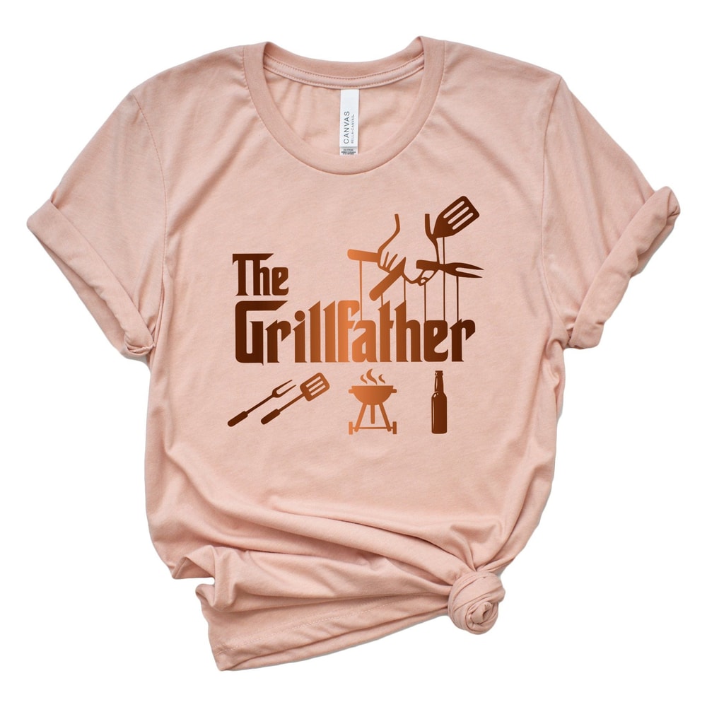 The Grillfather ShirtGift For Grandpa ShirtNew Dad ShirtDad ShirtDaddy ShirtFathers Day ShirtBest D 0