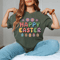 Easter Vibes Bunny Eggs Shirt Pastel Floral Spring Graphic Tee Cute Easter Outfit For Women 0