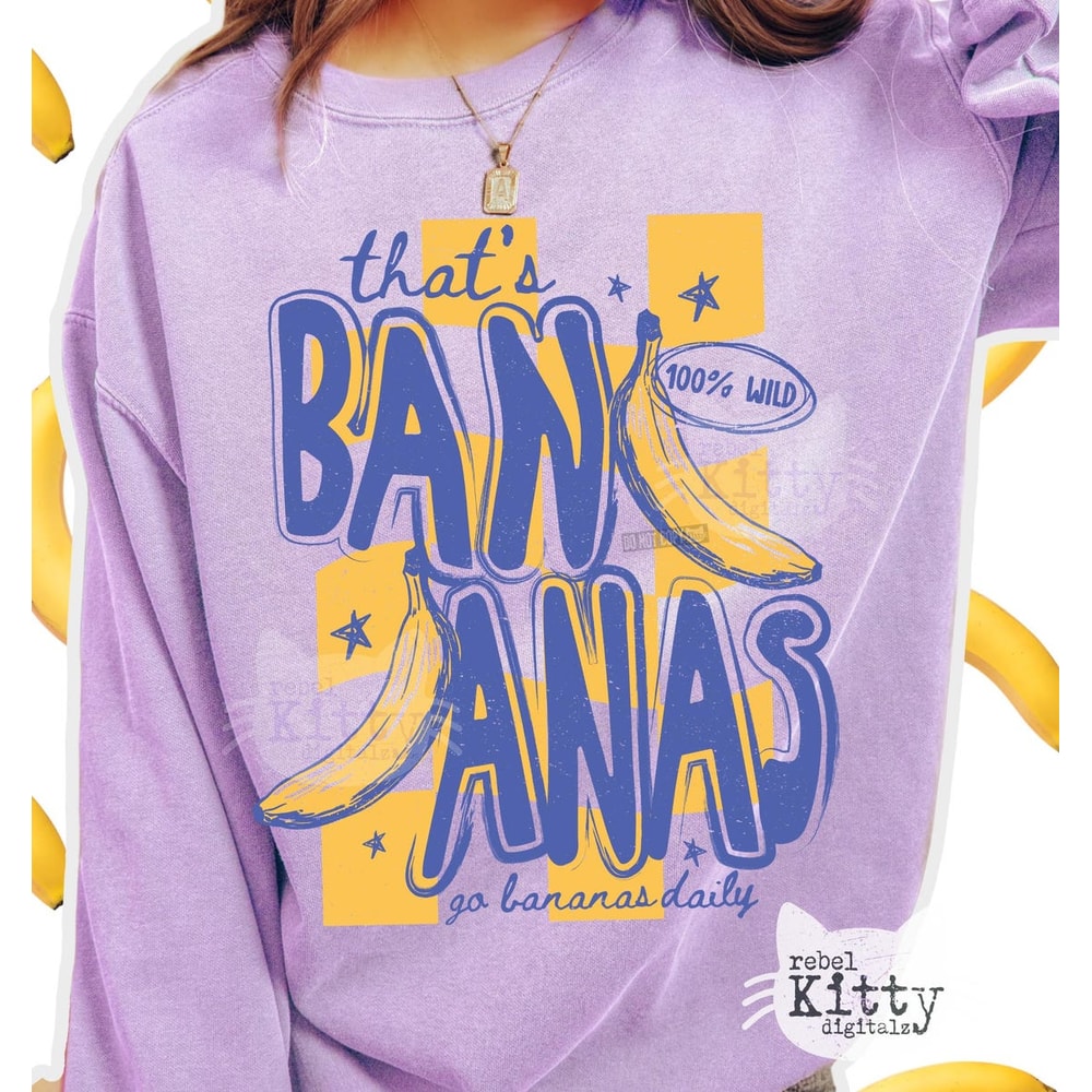 Thats Bananas Shirt Funny Fruit Graphic Tee Cute Summer Outfit Gift 1