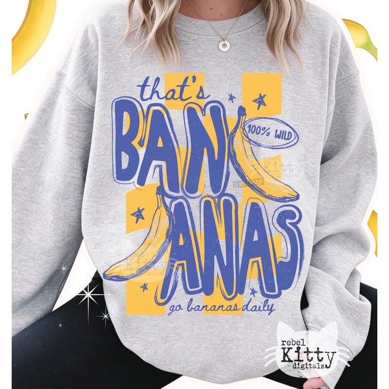 Thats Bananas Shirt Funny Fruit Graphic Tee Cute Summer Outfit Gift 2