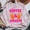 Iced Coffee And Sunshine Shirt Cute Coffee Lover Summer Graphic Tee Gift 1