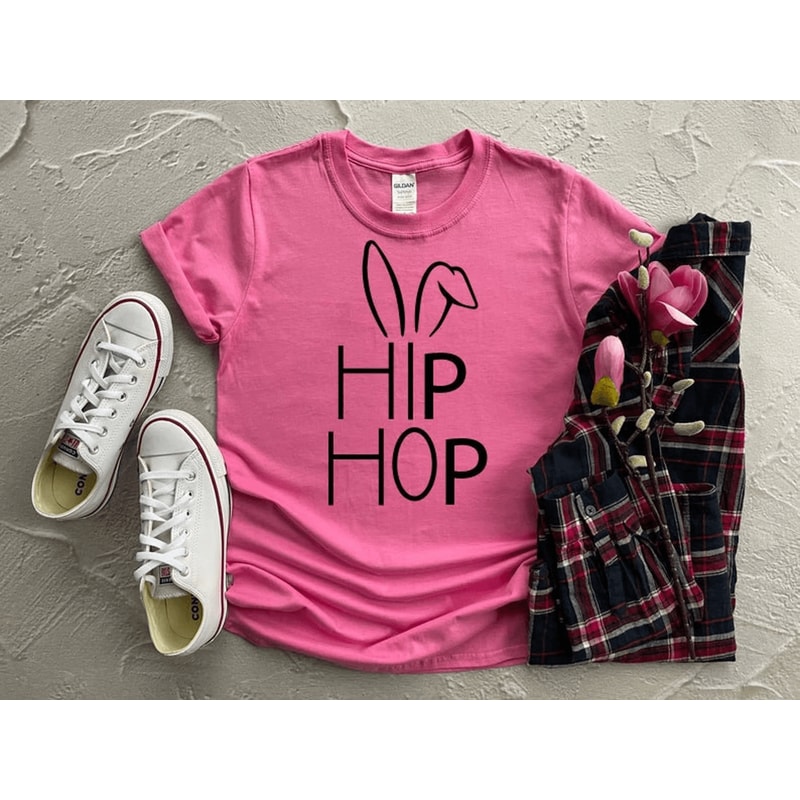 Floral Bunny Shirt Spring TShirt Cute Easter Rabbit Graphic Tee For Animal Lovers 2