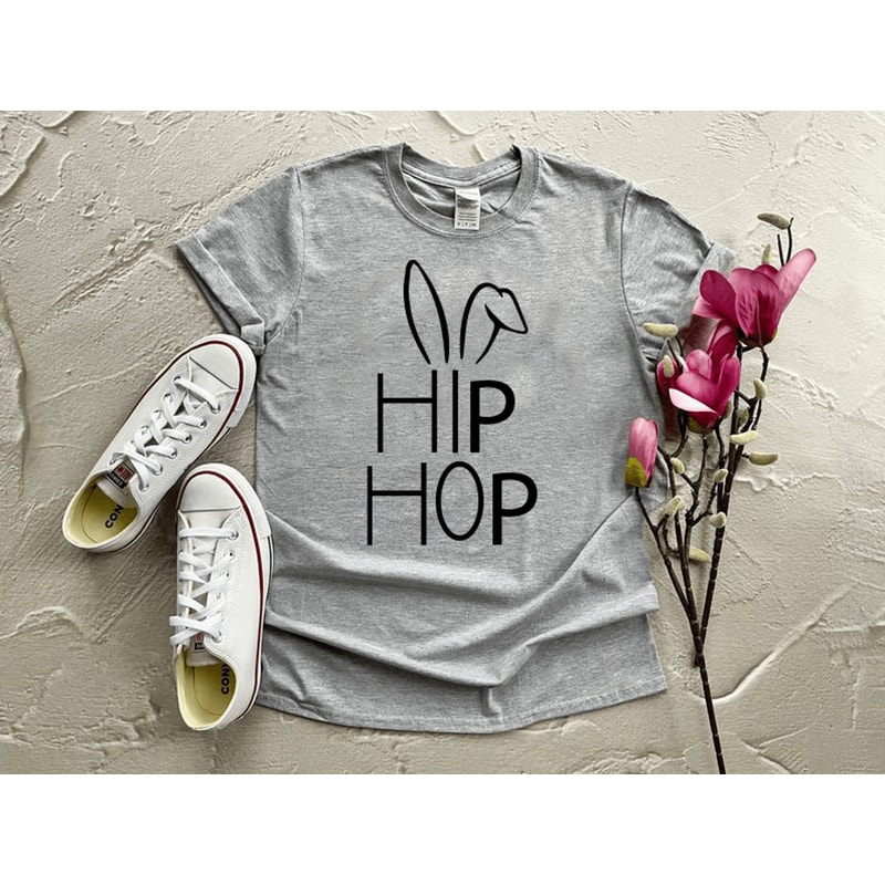 Floral Bunny Shirt Spring TShirt Cute Easter Rabbit Graphic Tee For Animal Lovers 4