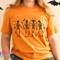 Dancing Skeleton Halloween Shirt Spooky Vintage Skeleton Graphic Tee Funny Fall Halloween Top 1